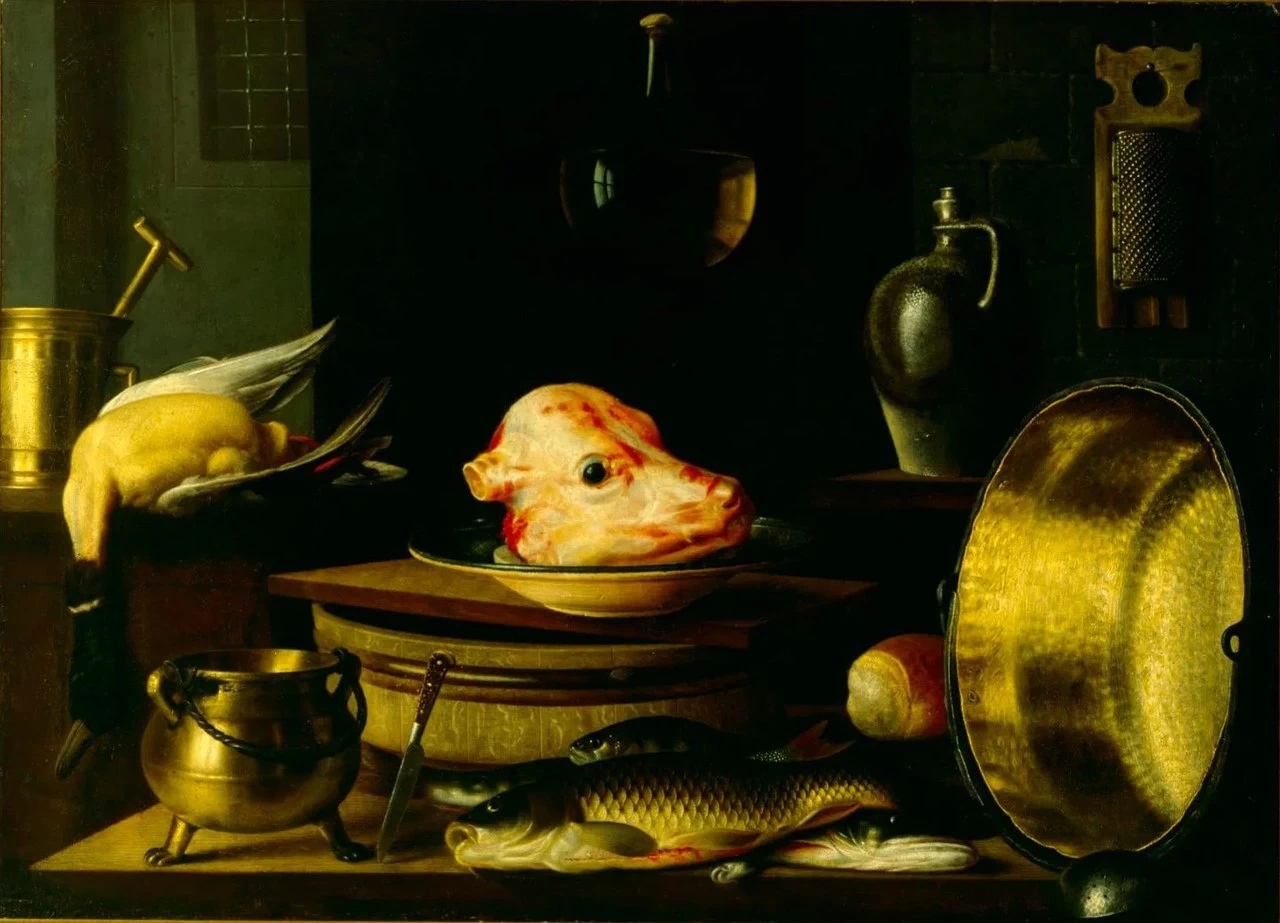 Natura morta con testa di vitello - Saarlandmuseum